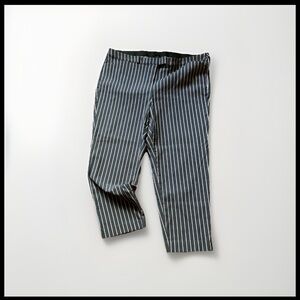 Lane Bryant Size 24 striped ankle cut dress pants